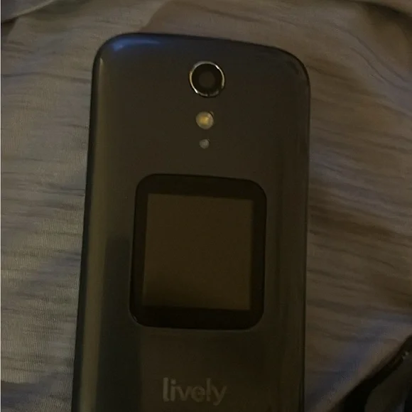 Lively Charcoal Flip Phone - Picture 1 of 2